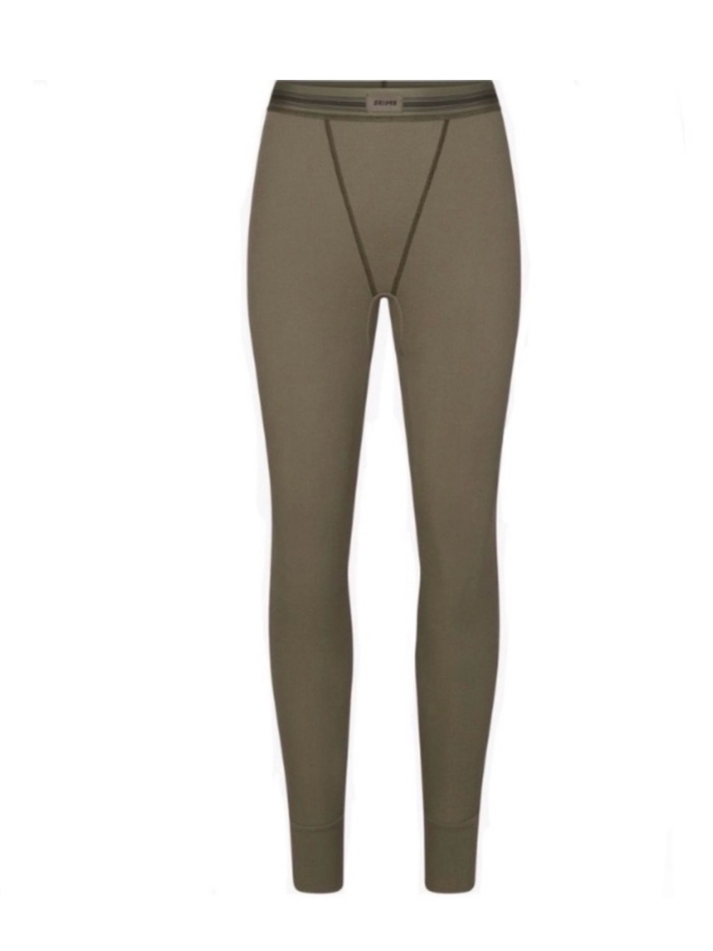 💚 SKIMS Cotton Rib Legging | Army Green | Sz. XS | NWT 🏷️